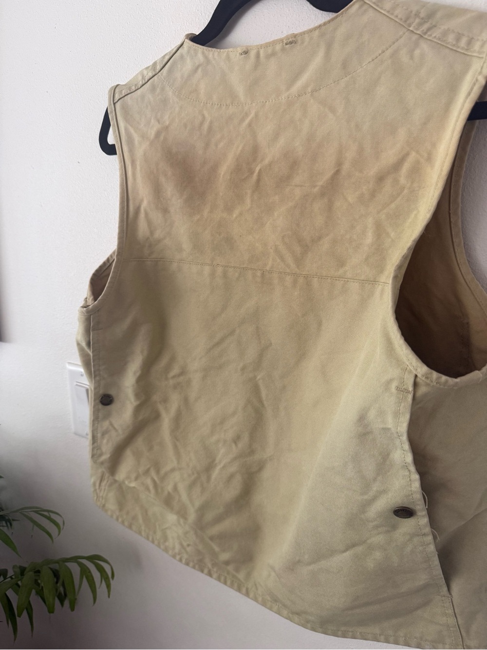 Vintage 2010 Filson  Tan Canvas Utility Vest - Men's Workwear size 38(m) - Picture 7 of 9